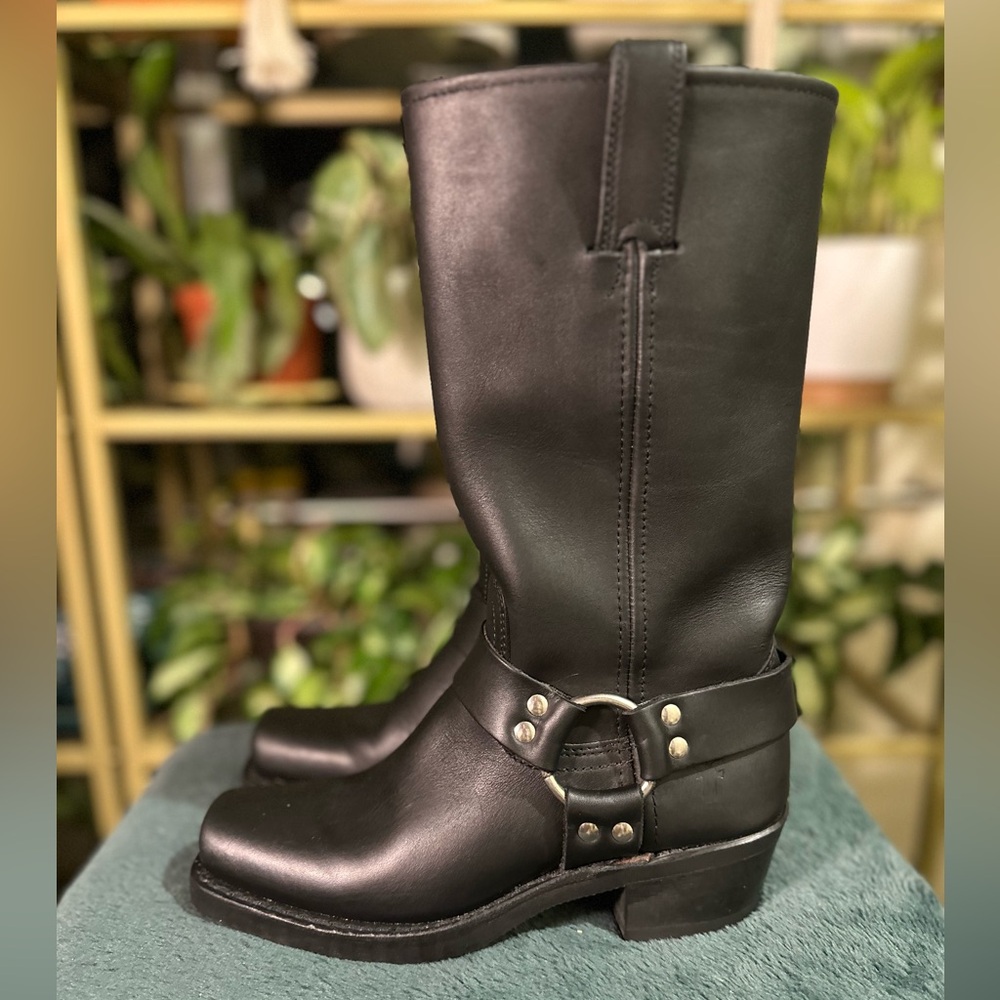 Frye Harness 12R Boot Black